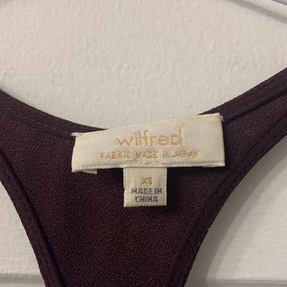 Deep purple racer back Aritizia dress - Picture 2 of 4